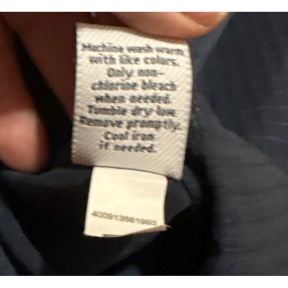 Mens Croft & Barrow Short Sleeve Shirt XL Deep Blue Button Down Chest Pocket - Picture 5 of 7